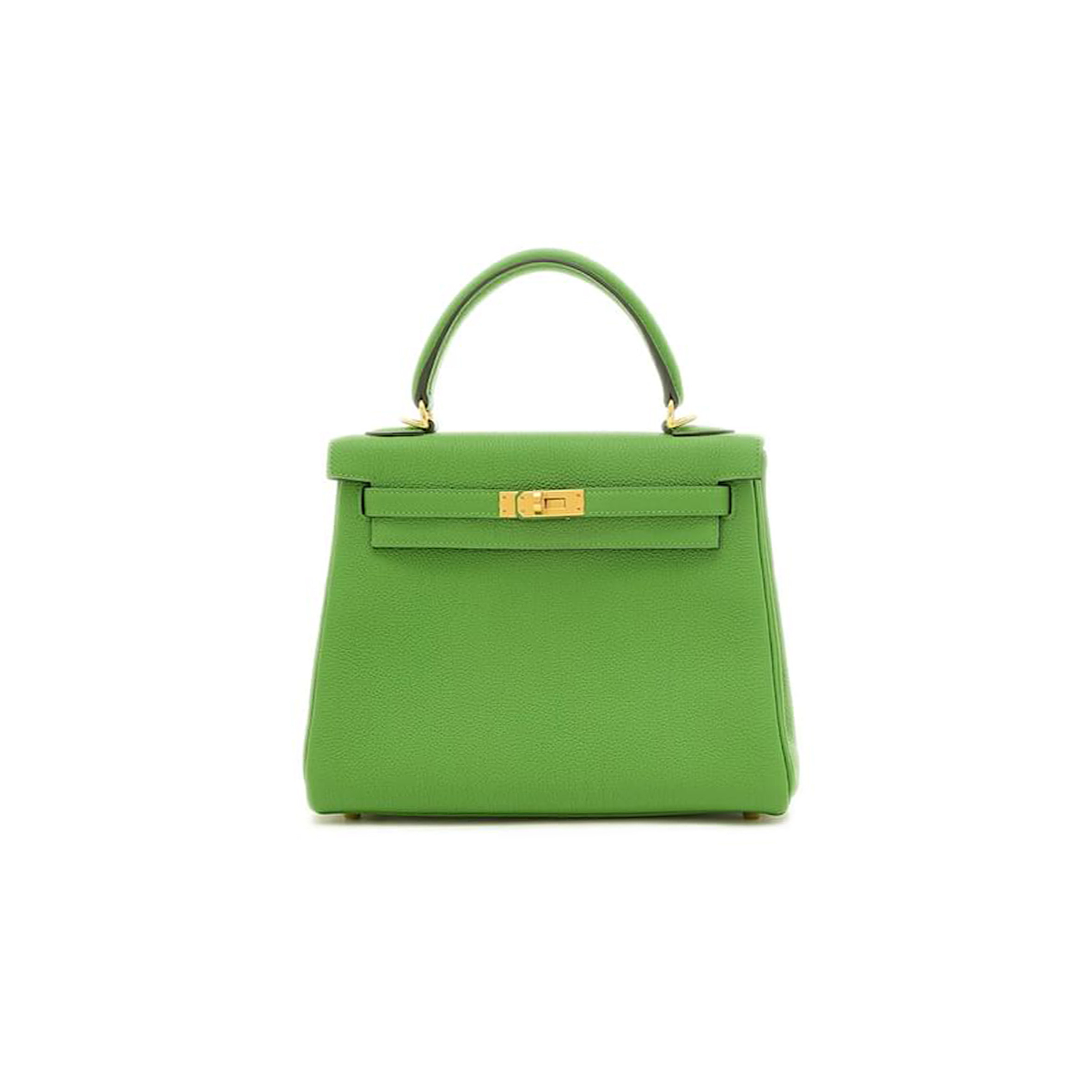 HERMÈS MASTER KELLY 25 TOGO GREEN LIGHT GREEN (25*17*7cm)